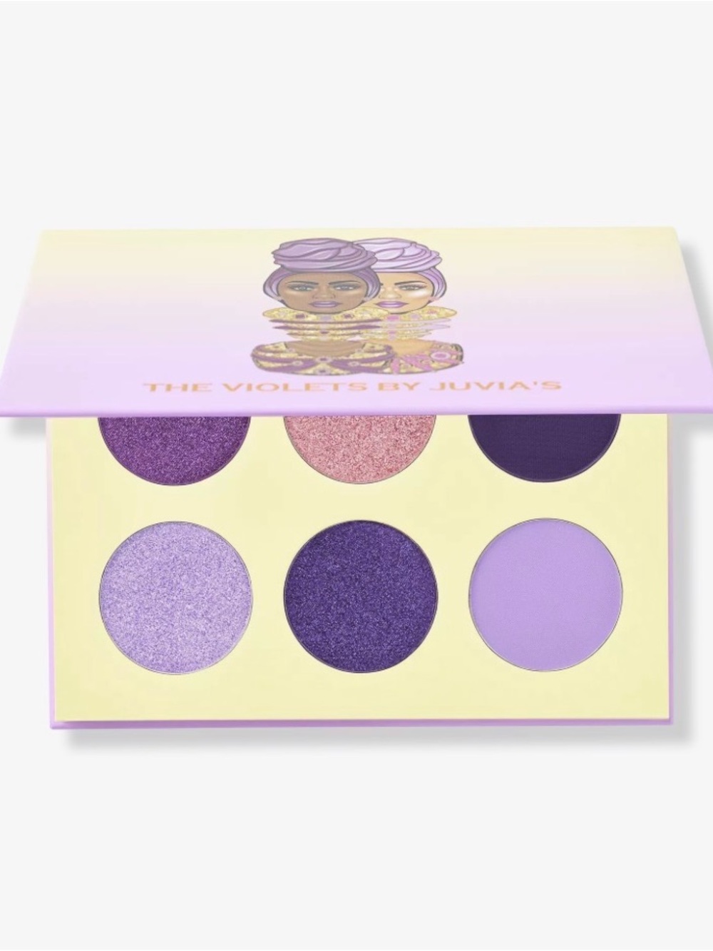 Juvia's Place The Violets Eyeshadow Palette — Purple & Lilac Six-Pan Set